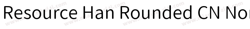 Resource Han Rounded CN Normal字体转换